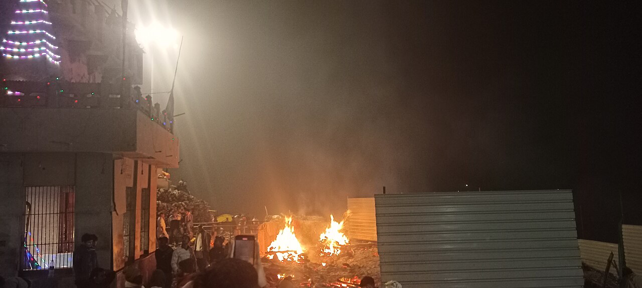 Photograph of Manikarnika Ghat, Varanasi